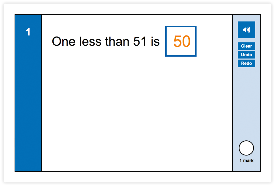 Year 1 Arithmetic Test