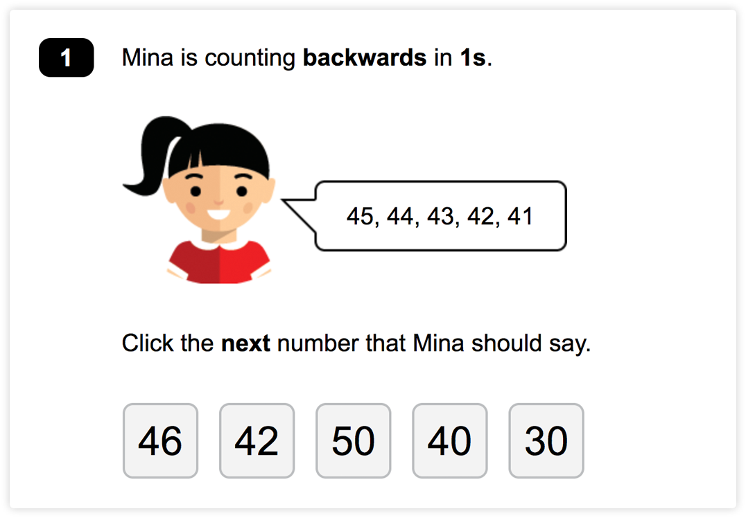 End of Autumn Term Y1 Maths Assessment