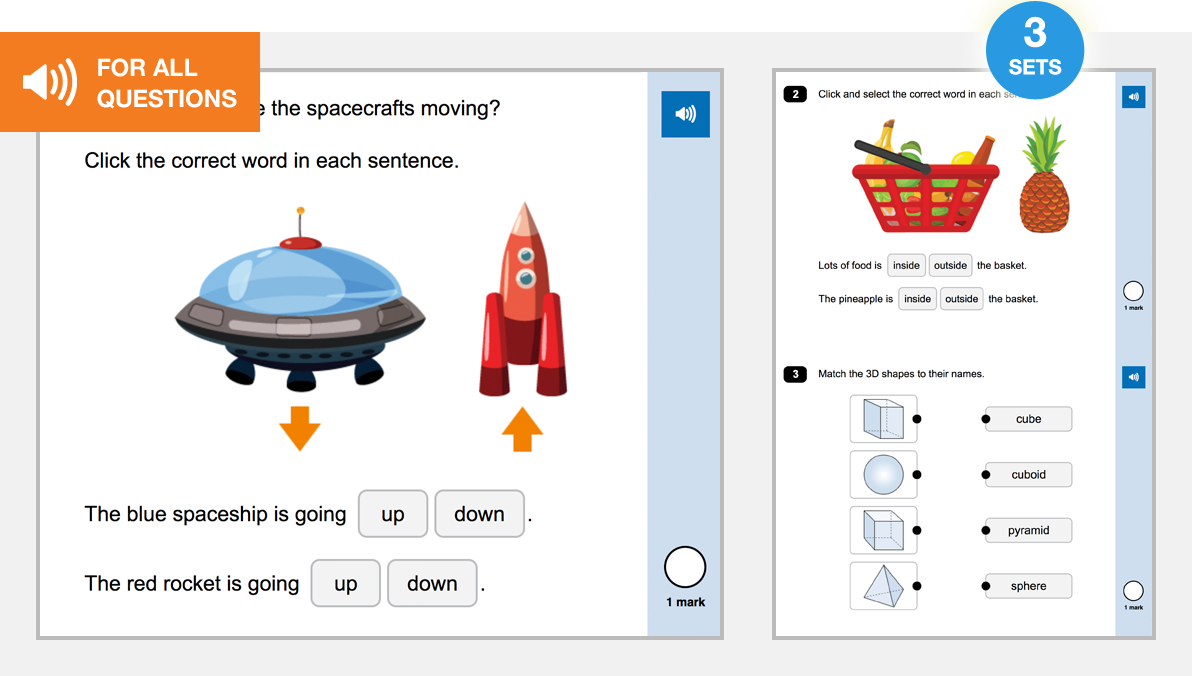 Year 1 Standardised Maths Tests