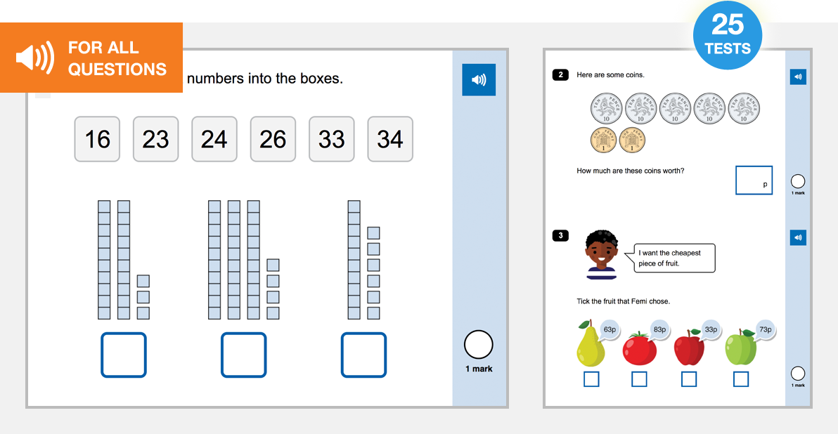 Year 2 End of Unit Maths Tests