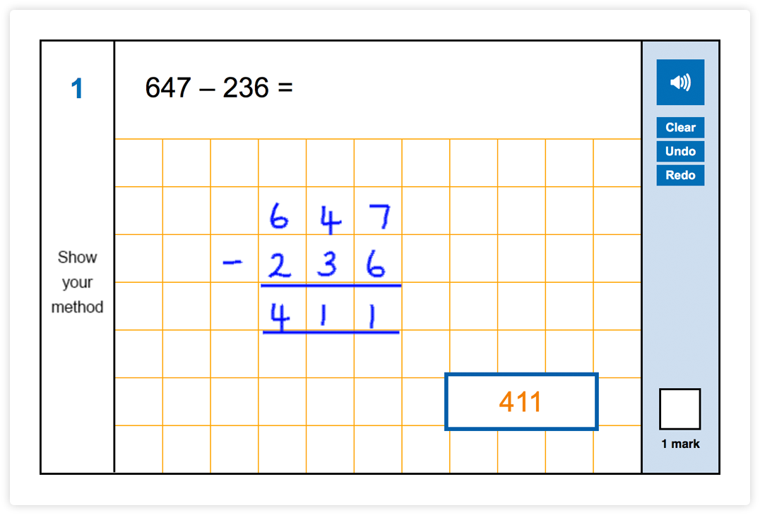 Year 3 Arithmetic Test