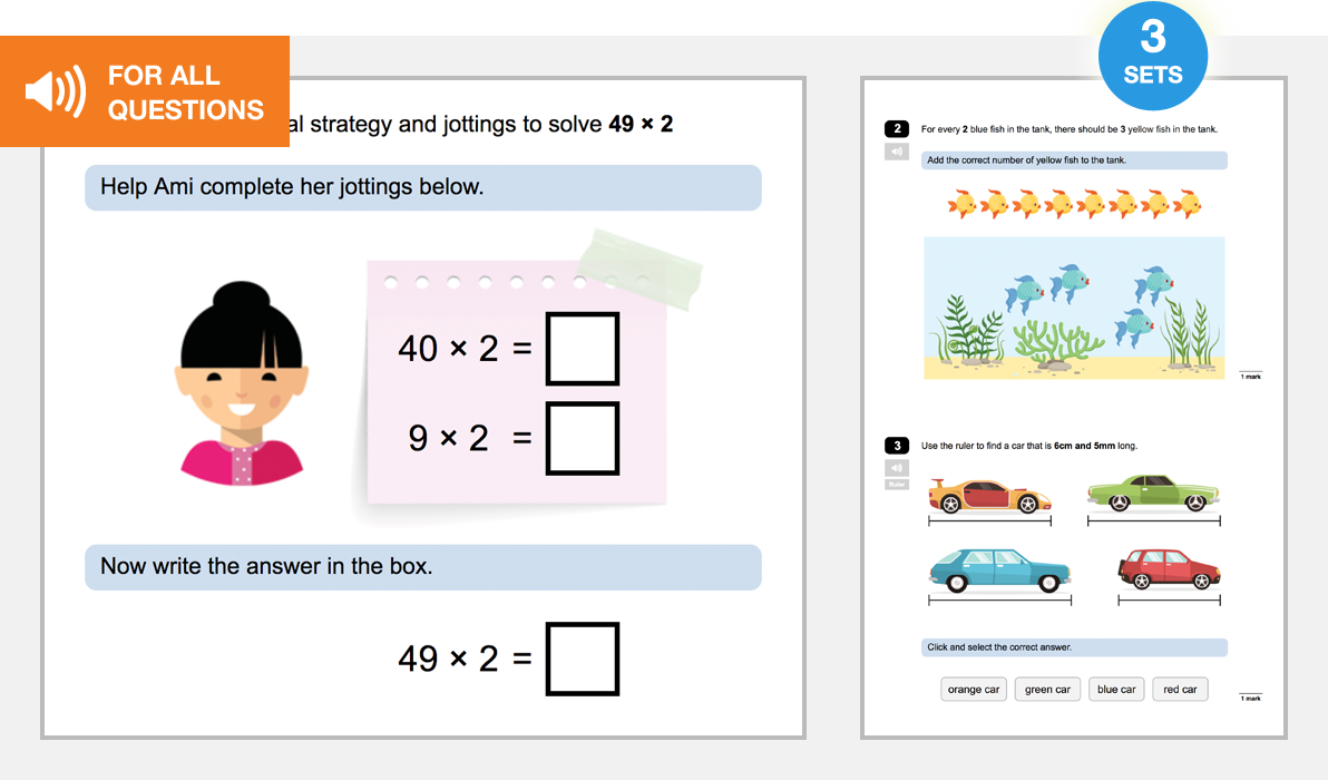 Year 3 Standardised Maths Tests