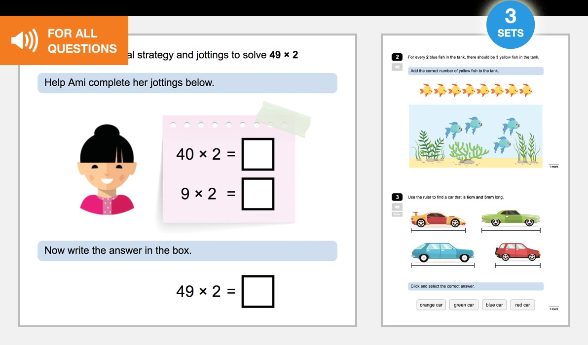 Year 3 Standardised Maths Tests