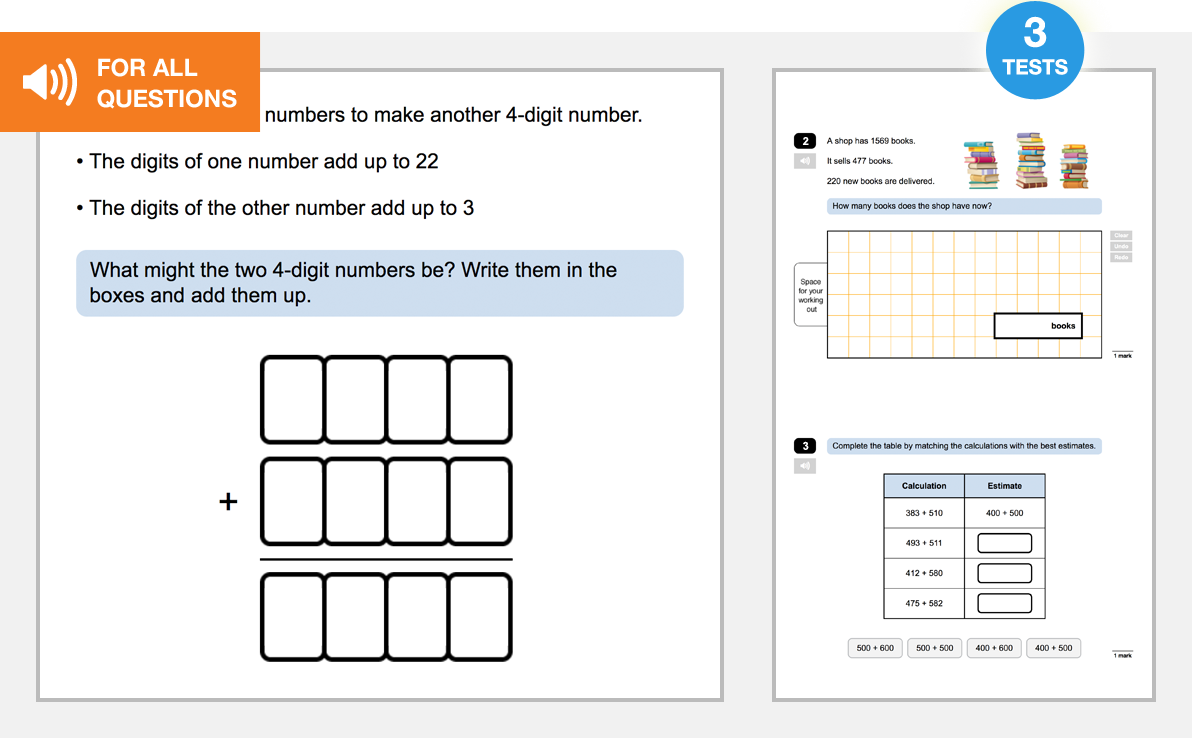 Year 4 Addition and Subtraction End-of-Unit Assessment