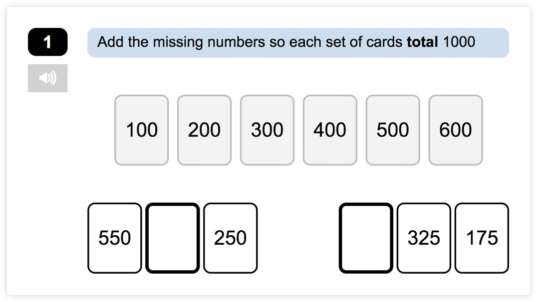 Year 5 Addition and Subtraction End-of-Unit Assessments